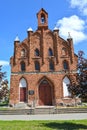 BRANIEWO, POLAND. Facade of the Ukrainian Greco-catholic church of the Blessed Trinity