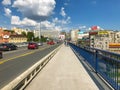 Branko`s Bridge and city view, Belgrade, Serbia