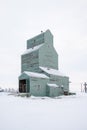 Old abandoned grain elevator Royalty Free Stock Photo