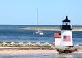 Brant Point Lighthouse, Nantucket, MA Royalty Free Stock Photo