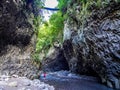 Bras de la Plaine river in La Reunion island Royalty Free Stock Photo