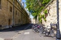 Brasenose Lane street outside Oxford University College Royalty Free Stock Photo