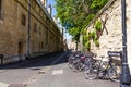 Brasenose Lane street outside Oxford University College Royalty Free Stock Photo