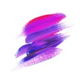 Brash stroke ultraviolet color illustration.