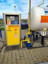 Brashov, Romania - September 26, 2022: Petrom gas station Royalty Free Stock Photo