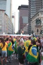 Brasil Fans in Frankfurt