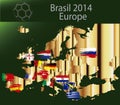 Brasil 2014 land Europe