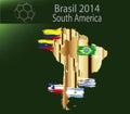 Brasil 2014 land south america