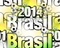 Brasil 2014 modern texture