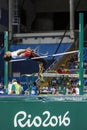 Brasil - Rio De Janeiro - Paralympic game 2016 athletics high jump Royalty Free Stock Photo