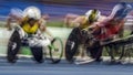 Brasil - Rio De Janeiro - Paralympic game 2016 1500 meter athletics Royalty Free Stock Photo