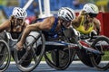 Brasil - Rio De Janeiro - Paralympic game 2016 1500 meter athletics Royalty Free Stock Photo