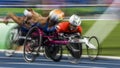 Brasil - Rio De Janeiro - Paralympic game 2016 1500 meter athletics Royalty Free Stock Photo