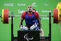 Brasil - Rio De Janeiro - Paralympic game 2016 weight lifting Royalty Free Stock Photo