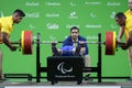 Brasil - Rio De Janeiro - Paralympic game 2016 weight lifting Royalty Free Stock Photo