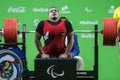 Brasil - Rio De Janeiro - Paralympic game 2016 weight lifting Royalty Free Stock Photo