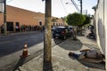 Brasil - San Paolo - The ONG Sermig -outside the dormitory Royalty Free Stock Photo