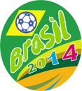 Brasil 2014 Soccer Football Ball Oval