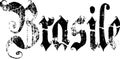 Brasile sign Royalty Free Stock Photo
