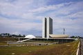 BRASILIA, BRAZIL - AUGUST 30, 2023: National Congress of Brazil in Brasilia