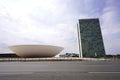 BRASILIA, BRAZIL - AUGUST 30, 2023: National Congress of Brazil in Brasilia