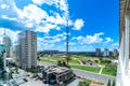 Brasilia, Brazil - February 28, 2022: Capital city skyline with modern buildings