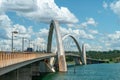 Brasilia, Brazil - February 28, 2022: Ponte Juscelino Kubitschek