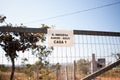 Entrance to Indian Reservation Royalty Free Stock Photo