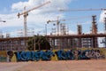 The Construction of the New Mane Garrincha Stadium back in 2011