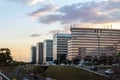 Brasilia Buildings at sunset - Brasilia, Distrito Federal, Brazil