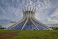 Morning at Brasilia Cathedral Royalty Free Stock Photo
