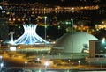 Brasilia by night Royalty Free Stock Photo