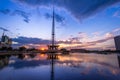 Brasilia TV Tower at sunset - Brasilia, Distrito Federal, Brazil