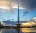 Brasilia TV Tower at sunset - Brasilia, Distrito Federal, Brazil