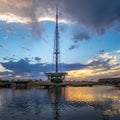 Brasilia TV Tower at sunset - Brasilia, Distrito Federal, Brazil