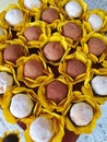 Brasilian brigadeiro Royalty Free Stock Photo