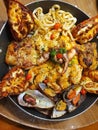 Brasilian Mariscada food Royalty Free Stock Photo