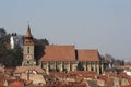 Brasov Black Church aerial side view