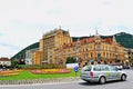 Brasov city boulevard Transylvania Romania Royalty Free Stock Photo