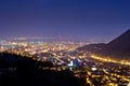 Brasov city night view Royalty Free Stock Photo