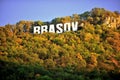 Brasov city sign Royalty Free Stock Photo