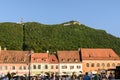 In Brasov Council Square Piata Sfatului Are Located The Council House, The Old Town And The Black Church Royalty Free Stock Photo