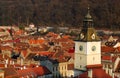 Brasov, Council Square tower, Romania Royalty Free Stock Photo