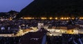 Brasov council square transylvania romania