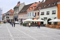 Brasov council square walkway