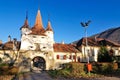 Brasov fortress in Romania, Ecaterina Gate Royalty Free Stock Photo