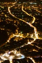 Brasov-night view Royalty Free Stock Photo