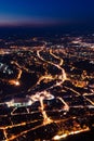 Brasov-night view Royalty Free Stock Photo