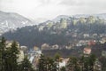 Brasov, old city in winter Royalty Free Stock Photo