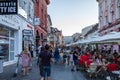 Brasov, Romania - 10 August, 2017: The Brasov Council Square (Piata Sfatului), is the main central square of the old medieval cit Royalty Free Stock Photo